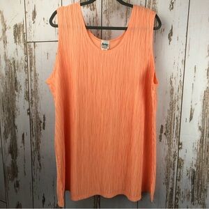 Parttee Sleeveless Blouse, Peach, Size 2XL. In excellent condition!